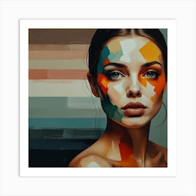 Female Abstract Wall Art Art Print