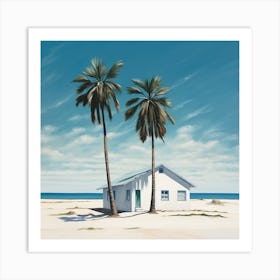 House On The Beach 1 Art Print