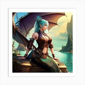 Mermaid 6 Art Print