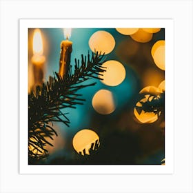 Christmas Lights Art Print