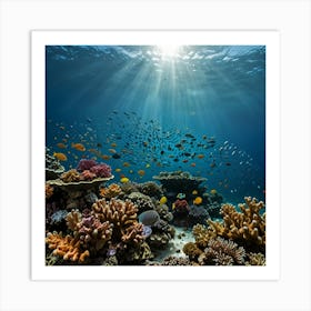 Coral Reef Art Print