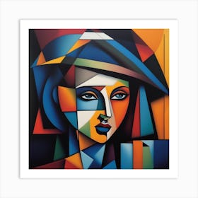 Abstract Of A Woman Art Print