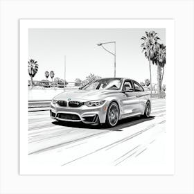 Bmw M4 Art Print