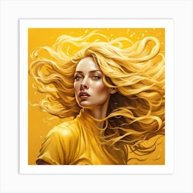 Portrait Of A Woman Art Print