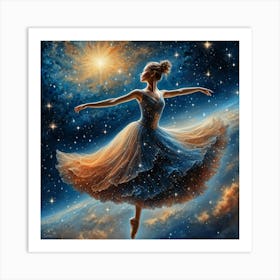 dance of stars Art Print