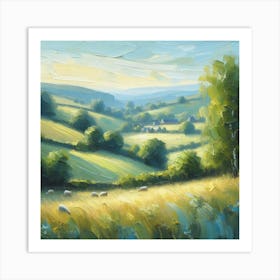 Landscape Painting Art Print