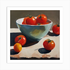 Tomatoes In A Bowl 1 Art Print