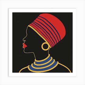 African Woman 131 Art Print