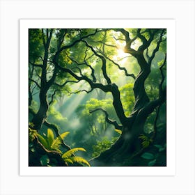 Forest 5 Art Print