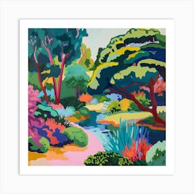 Colourful Gardens Descanso Gardens Usa 3 Art Print