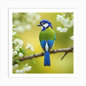 Blue Tit Art Print