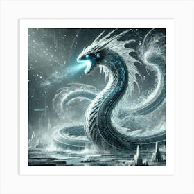 A High Tech, Sci Fi Depiction Of Aquorax, The Hydr Art Print