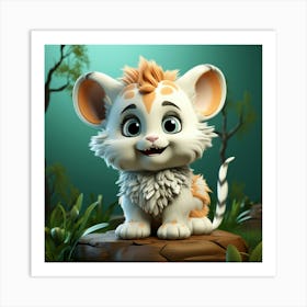 Cute Cub 1 Art Print