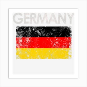 Vintage Germany German Flag Pride Gift Art Print