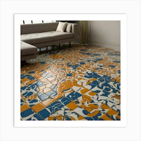 Default Creat Unique Floor Tiles Designed 1 (1) Art Print