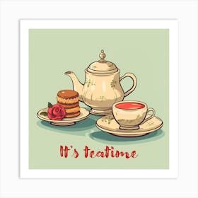 Tea Time Art Print