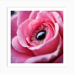 Pink Rose 1 Art Print