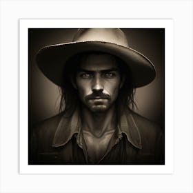 Young Cowboy Art Print