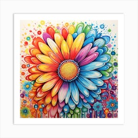 Colorful Flower 1 Art Print