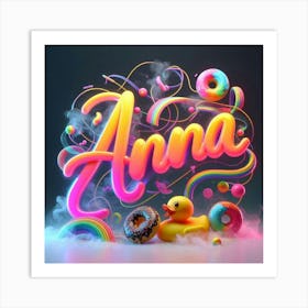 My Name Is Anna Art Print