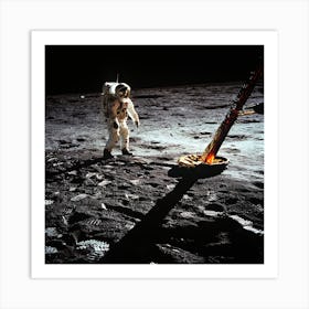 Astronaut Edwin E 3 Art Print