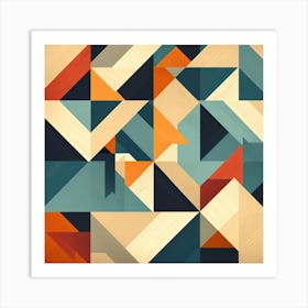 Abstract Geometric Pattern 56 Art Print