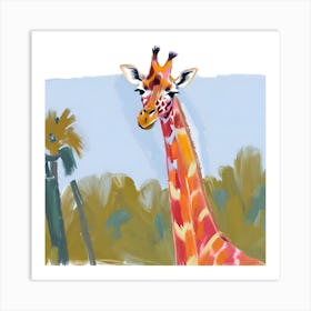 Masai Giraffe 03 Art Print