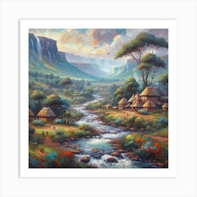 Savannah Valley Art Print