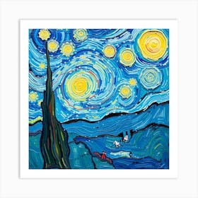 Starry Night 9 Art Print