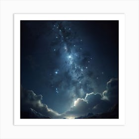 Starry Night Sky Art Print