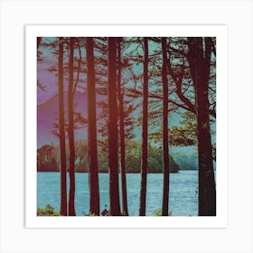 Through the Trees Art Print