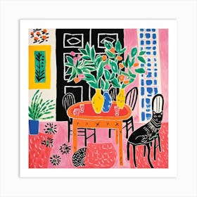 Table And Chairs 1 Art Print