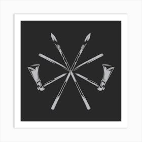 Samurai Swords Art Print