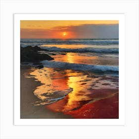 Sunset Art Print