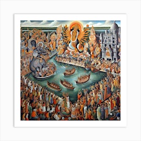 Durga Immersion 3 Art Print