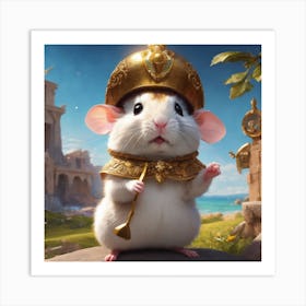 Hamster Guard Art Print