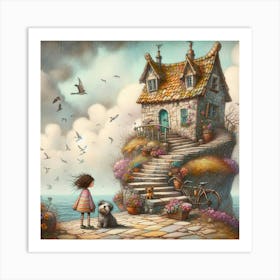 House On The Hill Art Print