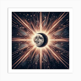 Sun & Moon 1 Art Print