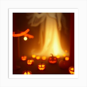 Halloween Pumpkins 1 Art Print