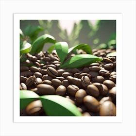 Coffee Beans 81 Art Print