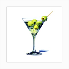 Martini Art Print