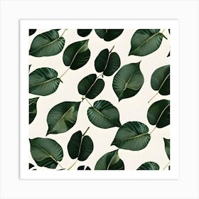 Tropical Leaves Art Print