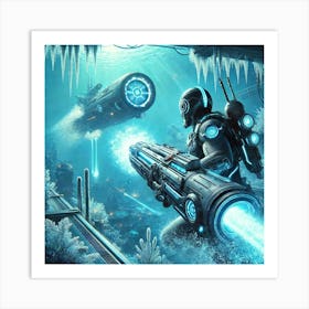 Harpoon Guns Art Print