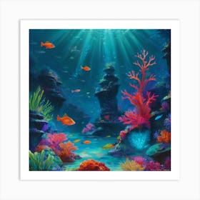 Under The Sea 2 Art Print