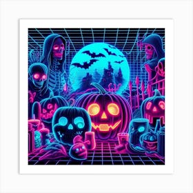 Halloween Art Art Print