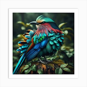 Colorful Bird 2 Art Print