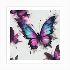 Butterfly Painting 278 Art Print