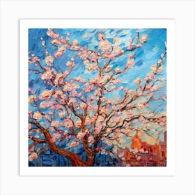 Blossoming Cherry Tree 2 Art Print