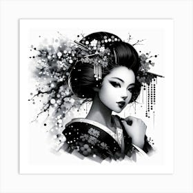 Japan Geisha Visual 131 Art Print