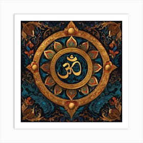 Om draw Art Print